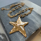 Textured Star Necklace