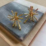 Starburst Gold Studs
