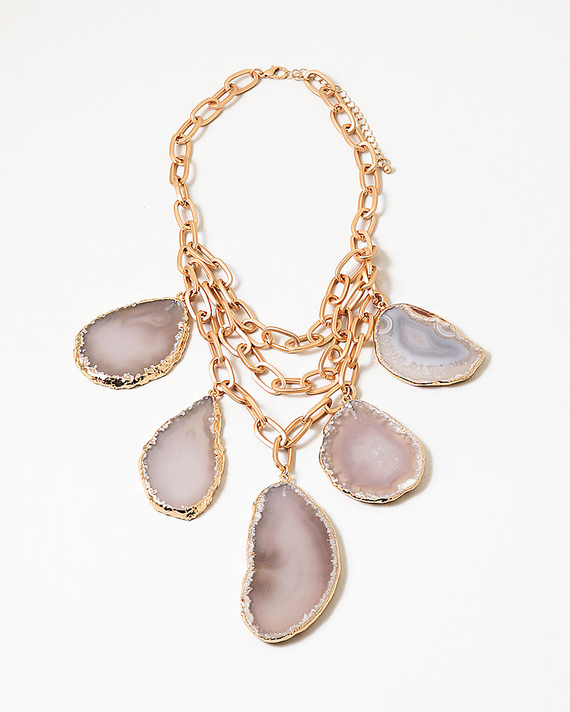 Agate Statement Necklace