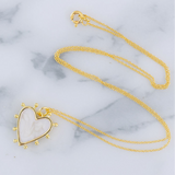 Enamel Heart Necklace
