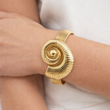 Gold Shell Cuff