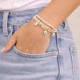 Cream Evil Eye Protection Bracelet