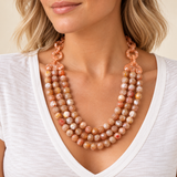 Soft Glow Statement Necklace