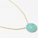 Sea Turquoise Quartz Necklace