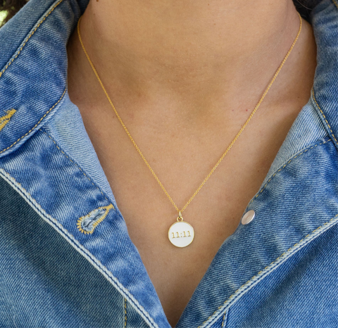 11:11 Good Luck Charm Necklace