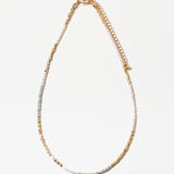 Creamy Gold and Neutral Necklace