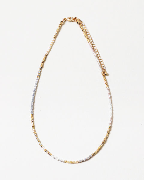 Creamy Gold and Neutral Necklace