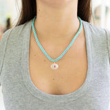 Verde Rose Silk Cord Necklace