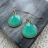 Mint Mojito Drop Earrings