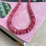 Strawberry Saltwater Taffy Necklace