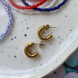 Classic Gold Hoops