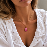 Rosewater Jewel Stone Pendant