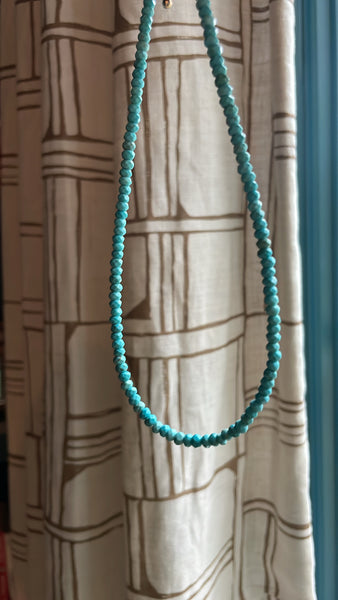 Tiny Bits Turquoise Necklace