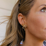 Starburst Gold Studs