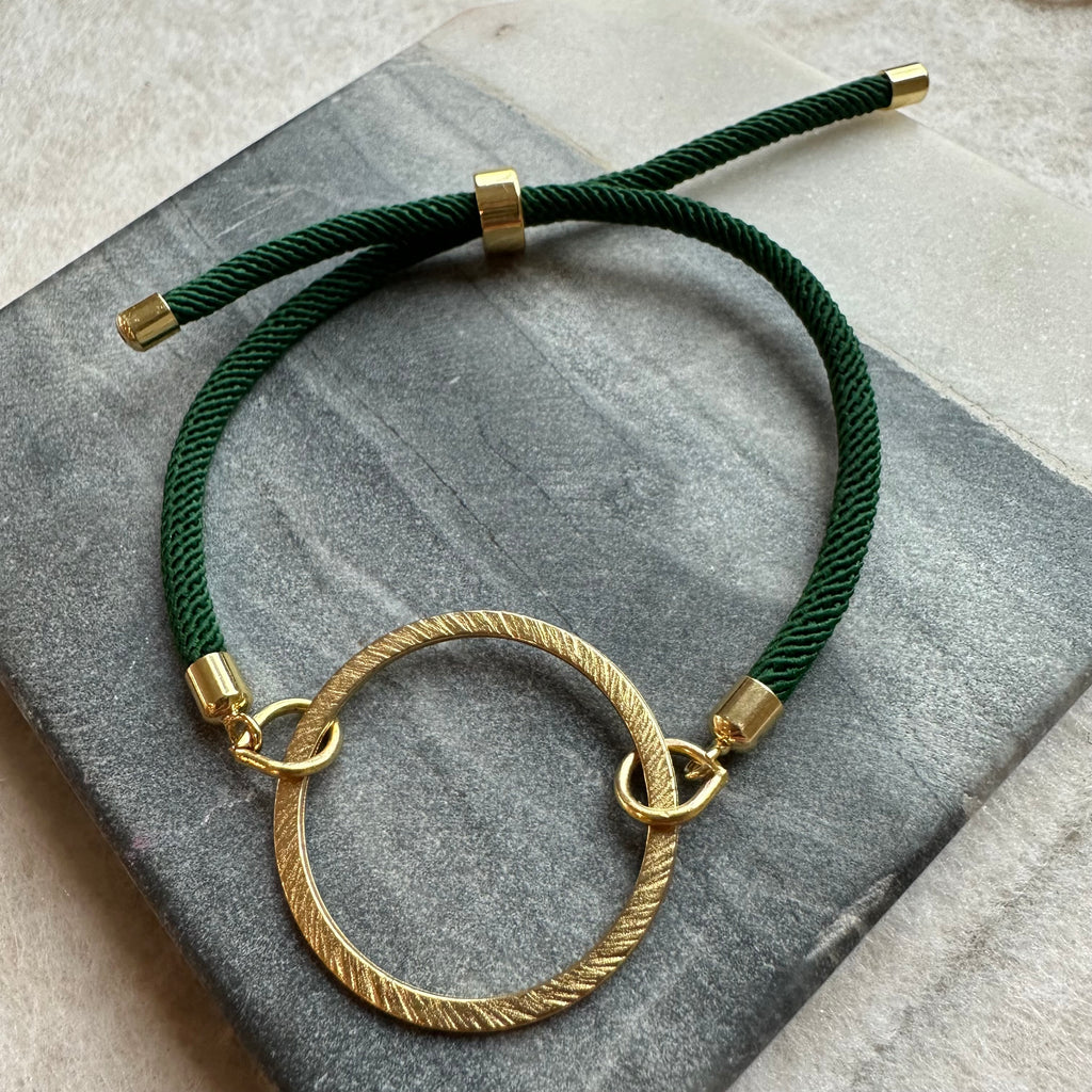 Celadon Circle Bracelet