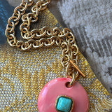 Rosè in Rome Necklace