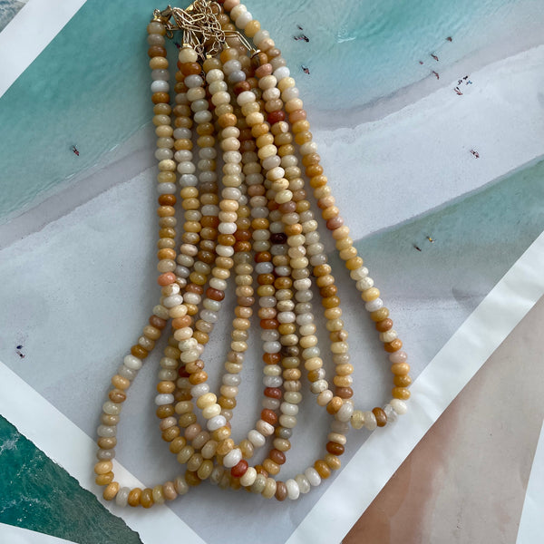 Peaches and Cream Necklace