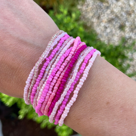 Pink Bubblegum (lucky 13 bracelets)