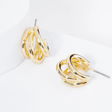 Tiny Triple Hoop Earrings