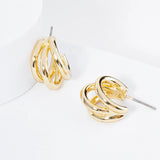 Tiny Triple Hoop Earrings