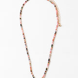 Strawberry Chain Tiny Gemstone Necklace