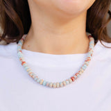 Beach Cliff Gemstone Necklace