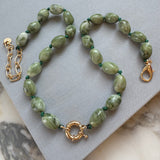 Mint and Sage Toggle Necklace