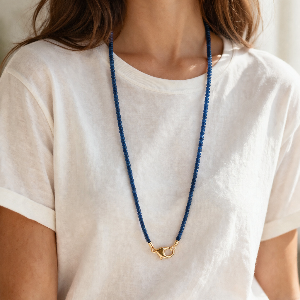 Long Gemstone Necklaces