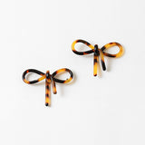 Tied with A Bow Tortoise Studs