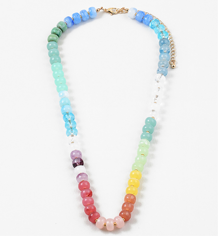Wildflower Garden Resin Necklace