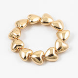 Puffy Heart Bracelet