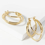 Triple Layer Hoops