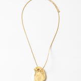 City Streets Gold Disc Necklace