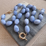 French Blue Toggle Necklace
