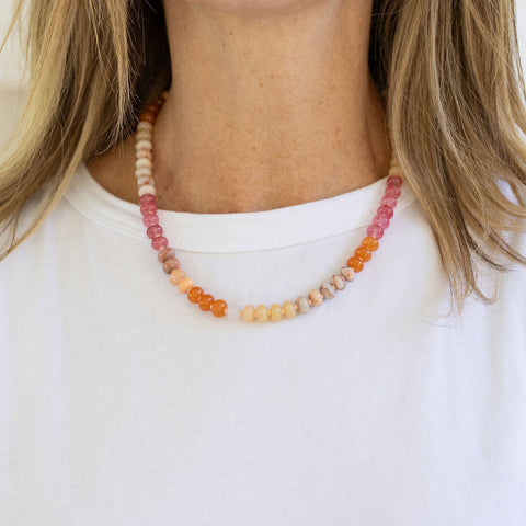 Summer Chai Gemstone Necklace