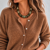 Olive and Honey Necklace