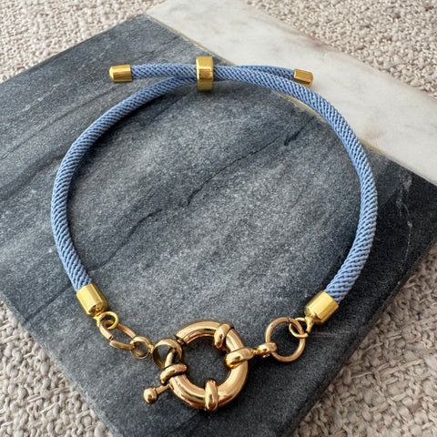 Ice Blue Toggle Bracelet