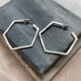 Silver Isabel Hoops