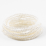 Glass Pearl Stack Bracelets