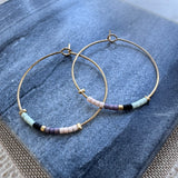Chambray Shirt Hoops