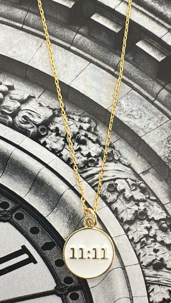 11:11 Good Luck Charm Necklace