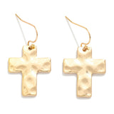 Golden Grace Cross Drops