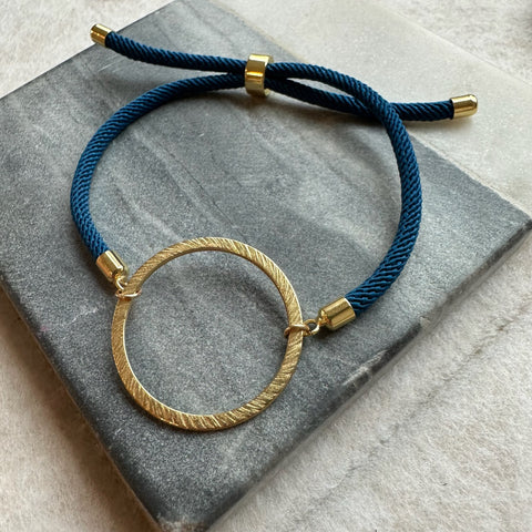 Pacific Blue Slide Bracelet (shipping 3/1)
