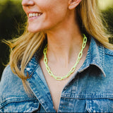 Neon Link Necklace