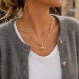 Lucky Elephant Toggle Necklace