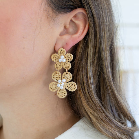 Woven Floral Drops