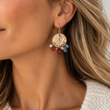 Colorful Cascade Drop Earrings