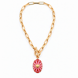 Sunburst Heart Necklace