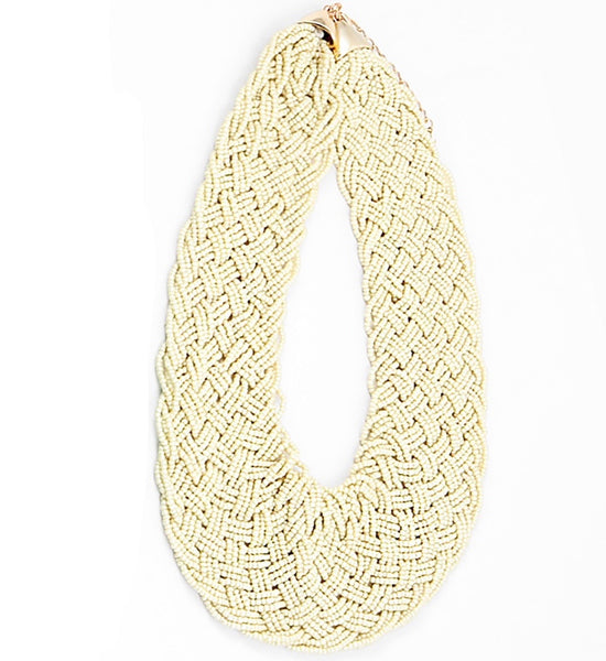 Emma Braided Beaded Necklace
