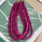 Strawberry Saltwater Taffy Necklace
